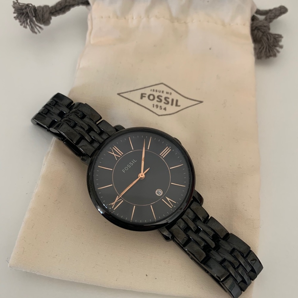 Fossil Jacqueline Black Watch